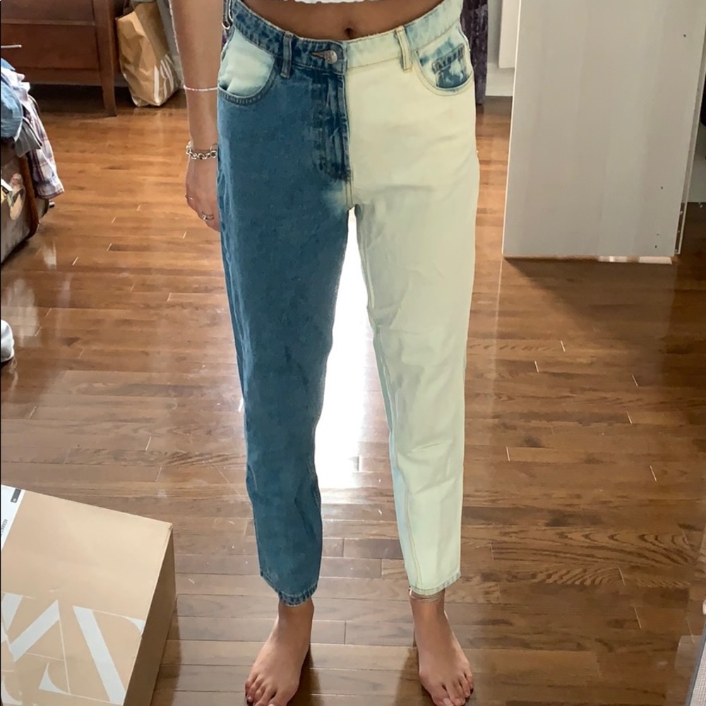 Bleached jeans